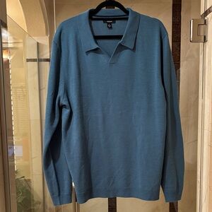 Alfani Light Blue Merino Wool Sweater